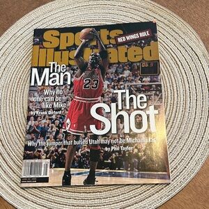 Sports Illustrated Magazine Featuring Basketball Legend
